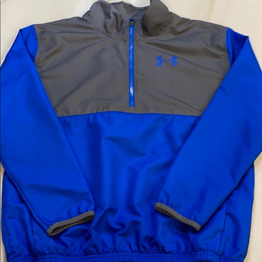 Boy’s Youth Large Under Amour blue windbreaker